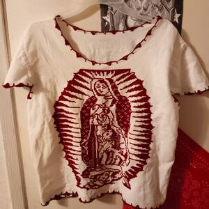 Authentic 🇮🇹Mexican "Virgen Mary" Top